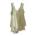 Floral Print Camisole V Neck Ruffled Trim French Style New Summer Top Youthful Slimming And Flattering Women's Clothing_ecoleips.com
