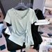 Women’s Clothing Large Size Heavy Stitching V Neck Short Sleeved T Shirt For Women Summer Style Slim Irregular Waist Slimming Hot Girl Top_ecoleips.com