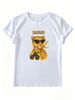 Safari Stylish Leopard Sunglasses Binoculars Graphic Women Short Sleeve Vacation T-Shirt_ecoleips.com