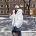 Big Fur Collar Hooded Tooling Down Cotton Clothes Women's Winter Big Fur Collar Short Niche Thickened Coat_ecoleips.com