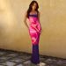 Women's Clothing 2025 Summer New Fashion Printed Sexy Backless Strap Dress Hot Girls, Wholesale For Foreign_ecoleips.com