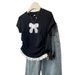 Women's Lightweight Crochet Blouse 260g Elegant Off-Shoulder Top with Lace Trim Casual Chic Daily Wear Layered Neckline_ecoleips.com