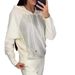 2024 European American Cross-Border Spring And Autumn Women's Fashion Hot-Selling Casual Hooded Rhinestone Pocket_ecoleips.com