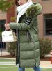 Women's Clothing New Cotton Padded Jacket For Women Long Styledown Cotton Jacket Thickened Over The Knee Fur Collar Cotton Jacket Soft Winter Coat_ecoleips.com
