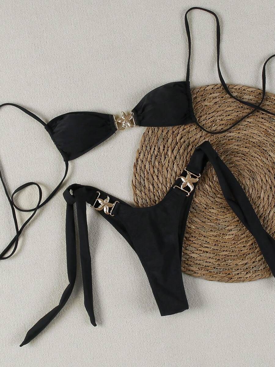 Women's Clothing Swimsuit Hot Sale Bikini Sexy Fashion Split Swimsuit Backless Beach Swimsuit Bikini_ecoleips.com