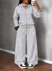Women's Loose Solid Color Cotton-Linen Dress Button-Up Literary Style Fashion Holiday Leisure 2026_ecoleips.com