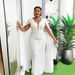 Women's Clothing Ball Evening Dress Long Skirt Plus Size Women's Clothing V Neck Sequin Dress_ecoleips.com