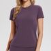 Summer Sports T-shirt Women's Casual Loose Yoga Short-sleeved Running Soft Waxy Nude Fitness Top_ecoleips.com