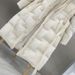 Women's Long Hooded Down Coat With Belt, Knee-Length Thickened Slim Fit Winter Jacket For Fashion & Warmth_ecoleips.com