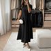 DiYun European And American Evening Elegant Short-Sleeved Long Dress Women's Clothing 2025 Autumn/Winter_ecoleips.com