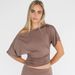 Women's Asymmetrical Neck Solid Color Off-Shoulder Slim Fit Top European American Style Summer New Hot Girl's Clothing_ecoleips.com