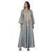 Women's Clothing Muslim Evening Dress Arab Dubai Dress Robe Mesh Embroidery Sequins_ecoleips.com