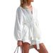 Women's Autumn/Winter Long-Sleeved Loose-Fitting Cardigan With Short Comfortable Casual Set For Wholesale_ecoleips.com