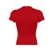 Voya Women's Big Red Pure Desire Style T-shirt Spring/Summer New Fashion Versatile Top_ecoleips.com