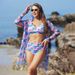 Women's Clothing Multi Color Printing Sexy High End Swimsuit Bikini Three Piece Women's Swimsuit_ecoleips.com