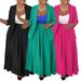Women's Clothing Fashion Casual Professional Wear Ladies Suit + Pleated Skirt Suit_ecoleips.com