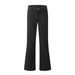 11KN American Style Slightly Flared Jeans For Women Simple Cleanfit Slimming Loose Stack Casual Slim Fit Long Pants_ecoleips.com