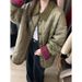girl Yuanpai Bluepops 2025 Winter New Style Gourd Pattern Color-Block Patchwork Cotton Jacket Retro Plaid Coat W1167_ecoleips.com