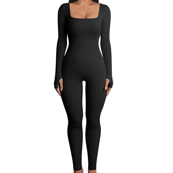 Diyun European And American Yoga Wear Sports Sexy Slim Fit Jumpsuit Women's Clothing 2025 Spring Summer_ecoleips.com