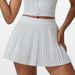 New Pleated Tennis Skirt Women's Fake Two Anti-light Fitness Short Skirt Ball Pocket Golf Culottes_ecoleips.com