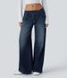 Women's High Waist Straight Leg Jeans – Stretch Denim, Classic Fit, Comfortable & Flattering (XS-XXXL, Dark Blue/Blue/Light Blue/White/Black)_ecoleips.com