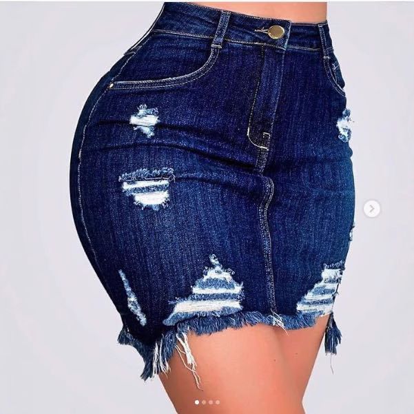 Verve Summer New Sexy Bodycon Denim Skirt For Women_ecoleips.com