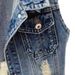 Vintage Washed Denim Vest With Distressed Details – Oversized Streetwear Jacket (Navy, XS-6XL)_ecoleips.com