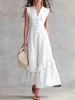 2026 European Independent Station New Temperament Elegant Minimalist Cotton And Linen Women's Sleeveless Dress_ecoleips.com