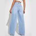 Women's Clothing Jeans High Waist Slim Straight Denim Trousers_ecoleips.com