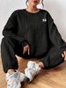 Women's Clothing Pear Shaped Figure Casual Style Sweatshirt And Sweatpants Set Relaxed High End Autumn Clothing_ecoleips.com