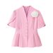 Women's Summer New Handmade Flower Waist Short-sleeved Suit Top_ecoleips.com