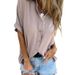 Women's Casual Button-Down Shirt With Turn-Down Collar - Lightweight, Breathable & Stylish For Work & Everyday Wear_ecoleips.com