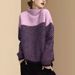 girl 2025 New French Style Thick Sweater For Women, Winter Fashion, Plus Size, Stylish Design, Trendy Knitted Top_ecoleips.com