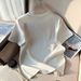 Women's Clothing Straight Shoulder White Short-sleeved T-shirt Women's Spring 2024 New Summer Fashion Heavy Hot Diamond Design Tops_ecoleips.com