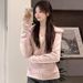 lim Fit Zip-Up Hoodie For Women - Lightweight Fleece Lined Yoga Jacket With Stand Collar & Waist Cinching - Casual Sportswear Top For Spring & Fal_ecoleips.com