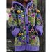 Women's Retro Ethnic Style Casual Cape Coat 3D Printed Fashionable Outerwear_ecoleips.com