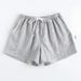 Summer Cotton Gauze Pajama Shorts Japanese Style Elastic Waist Casual Large Size Home Pants For Men And Women_ecoleips.com