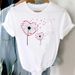 Cross-border Fashion Round-neck Simple Dandelion T-shirt For Women_ecoleips.com