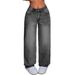 European American Cross-border Loose High-waisted Fashionable Drapey Long Wide-leg Trendy Pants, Spring And Autumn_ecoleips.com