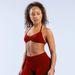 Women's High Elastic Nylon Sports Bra Halter Neck Fitness Yoga Underwear Beautiful Back Design Summer_ecoleips.com