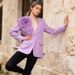 Elegant Three-Dimensional Floral Suit Jacket For Women European American Style High-End Feel Outerwear New Autumn 2025_ecoleips.com