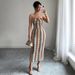 Elegant Temperament Strapless Top Bodycon Long Skirt Set Women's Fashion 2025 Stylish And Independent_ecoleips.com