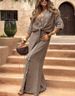 K Fresh And Sweet Women's Long Sleeved Shirt, Wide Leg Pants, Fashionable Casual Suit_ecoleips.com