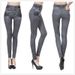 TV Shopping Favorite! High-Waisted Fleece-Lined Leggings – Thick Denim-Look With Functional Pockets (Gray/Black/Blue, S-XXXL)_ecoleips.com