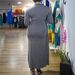 Elegant Plus Size Grey Long Sleeve Round Neck Asymmetrical Hem Long Dress For Women – Stylish & Comfortable (0XL-5XL)_ecoleips.com