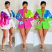 Women's Clothing S10755 sexy suit print shorts set_ecoleips.com
