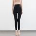 2025d Brushed Pants Nine Points Solid Color 120D Tights Polyester Leggings Plus Size_ecoleips.com