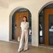 Suitable For All Seasons Versatile Magic Japan Mitsubishi Toyama Original Anti-Wrinkle Modal Mulberry Silk Floor-Length Airy Wide-Leg Pants For_ecoleips.com
