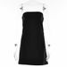 Women Romantic Figure‑Flattering Dress With Off‑Shoulder Strapless Neckline_ecoleips.com