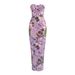 Women's Clothing Sequins Tube Top One Step Skirt Slim Sexy Slim Slit Long Skirt Dress_ecoleips.com